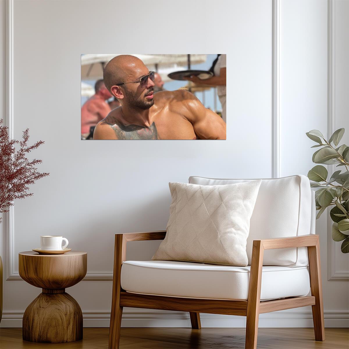 Andrew Tate Top G | Internet Personality Photo | Motivational Poster for Gym - Celebrities Poster