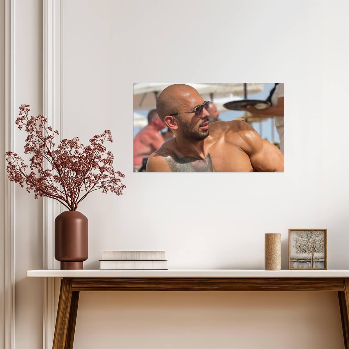 Andrew Tate Top G | Internet Personality Photo | Motivational Poster for Gym - Celebrities Poster