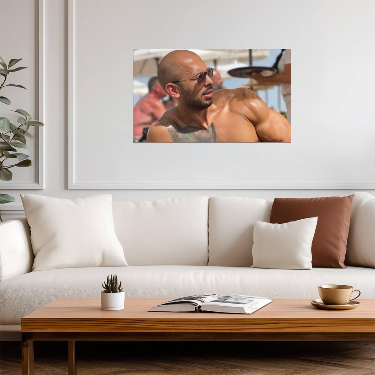 Andrew Tate Top G | Internet Personality Photo | Motivational Poster for Gym - Celebrities Poster