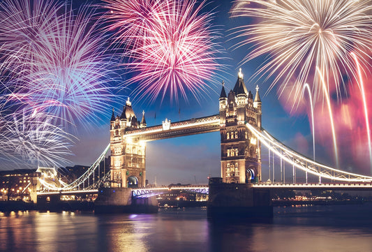 Fireworks London | Tower Bridge Art | City Poster - Photography Poster