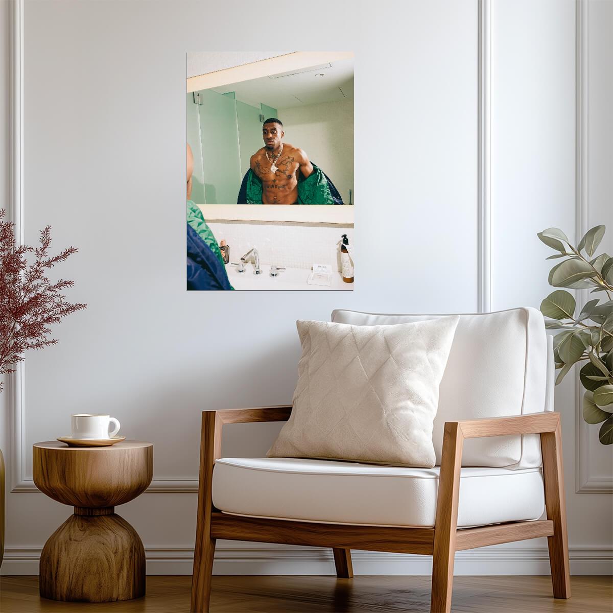 Bugzy Malone Mirror Photo | British Grime Artist Poster | UK Rap Music Art - Music Poster