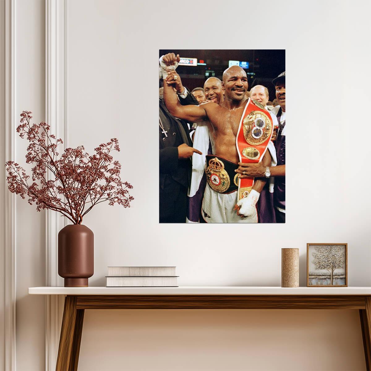 Evander Holyfield | Boxing Legend | Sports Poster - Sports Poster