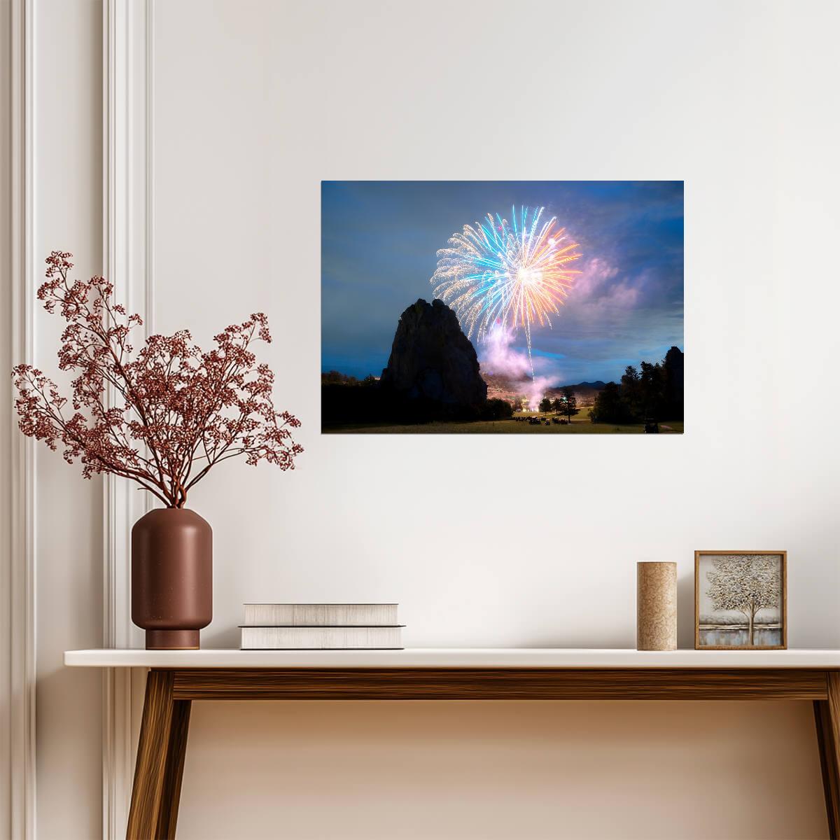 Fireworks | Pyrotechnics Photo | Colorful Poster - Photography Poster