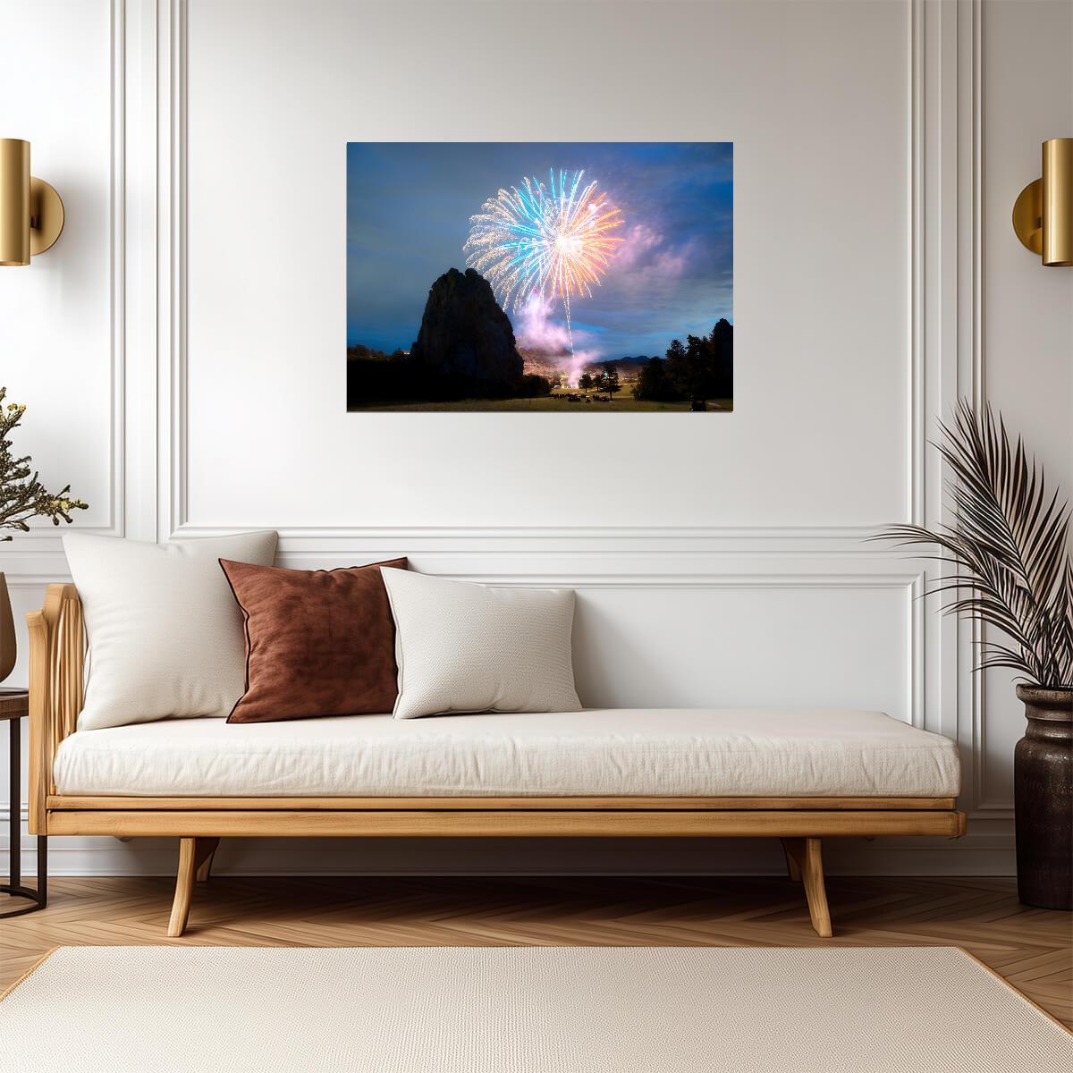 Fireworks | Pyrotechnics Photo | Colorful Poster - Photography Poster