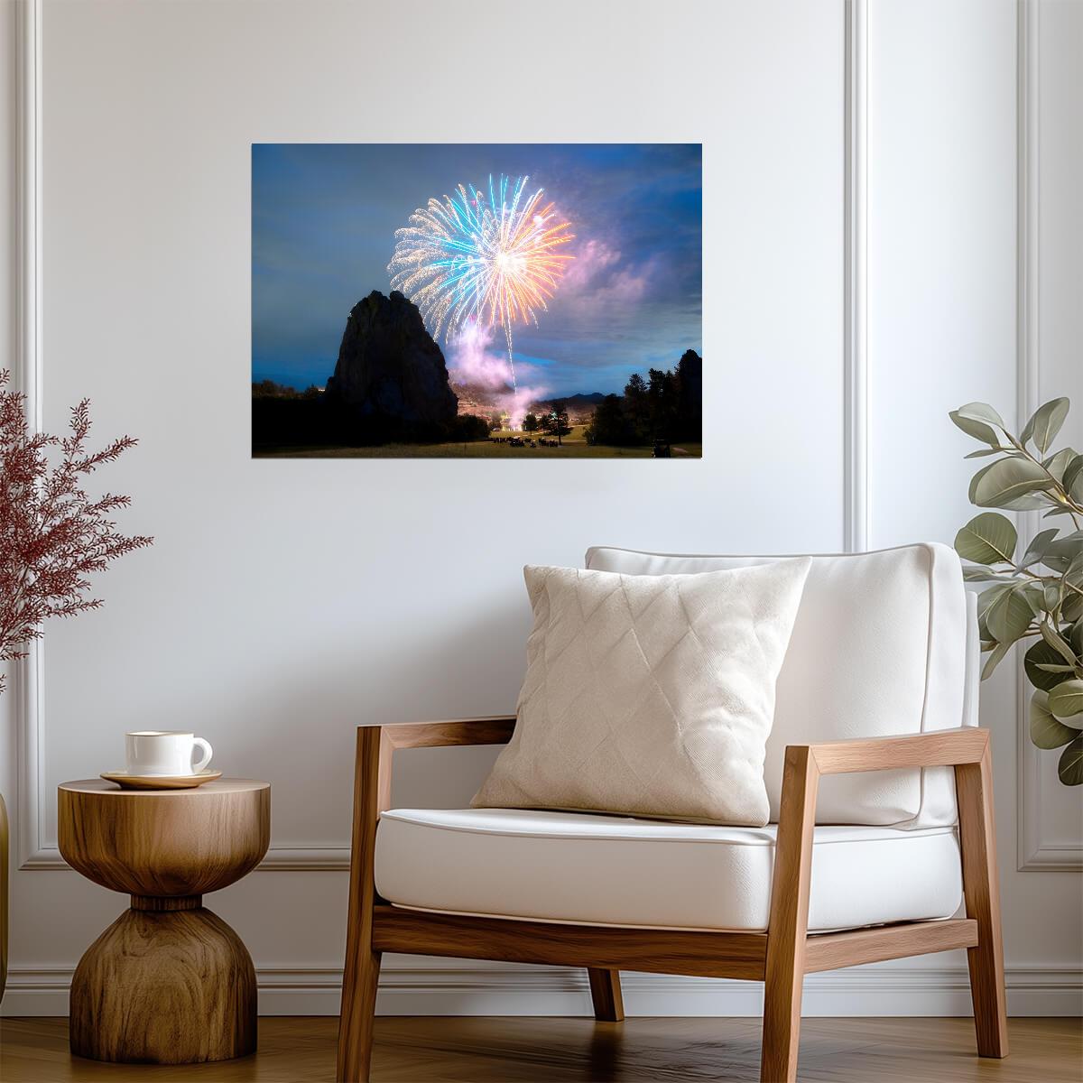 Fireworks | Pyrotechnics Photo | Colorful Poster - Photography Poster