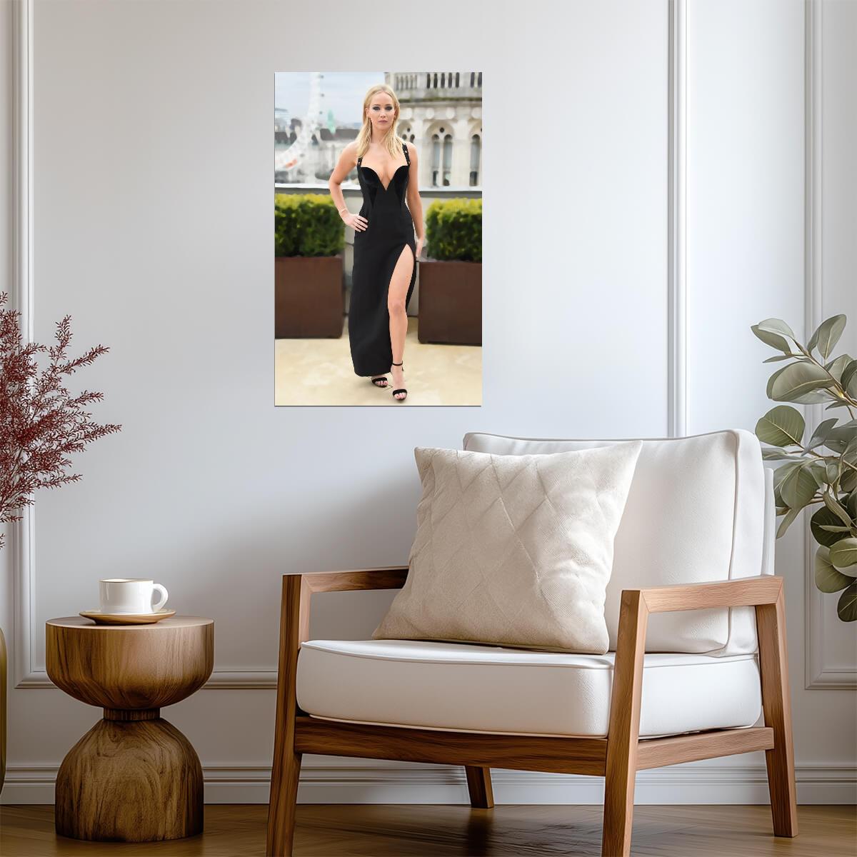 Jennifer Lawrence | Movie Star Print | Cinema Poster - Celebrities Poster