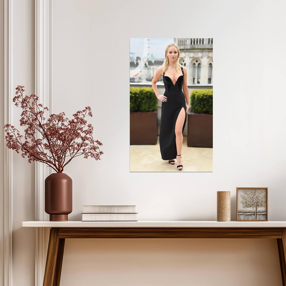 Jennifer Lawrence | Movie Star Print | Cinema Poster - Celebrities Poster