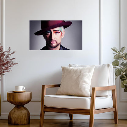 Boy George | British Singer Art | Celebrity Poster - Music Poster