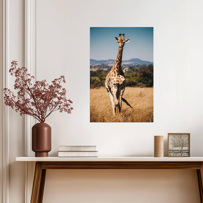 Giraffe | Nature Photography | Zoo Art Poster - Photography Poster