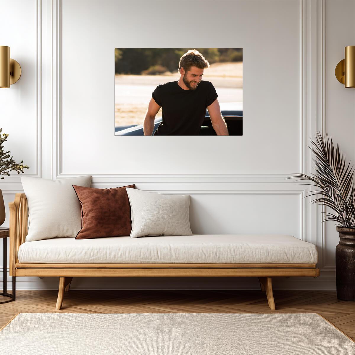 Liam Hemsworth Poster | Actor Wall Art - Celebrities Poster