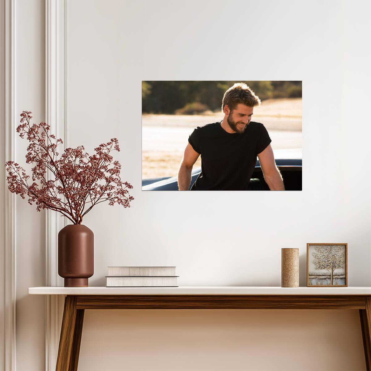 Liam Hemsworth Poster | Actor Wall Art - Celebrities Poster