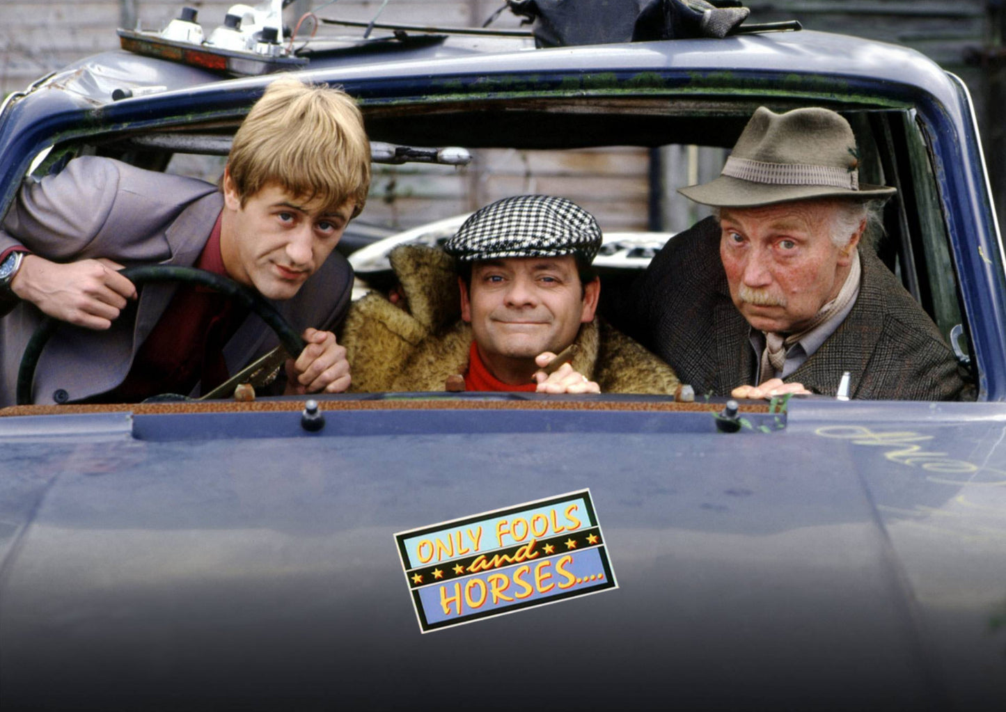 Only Fools and Horses | Del Boy Rodney & Grandad in Van | Classic British Comedy Poster - Movies & TV Poster