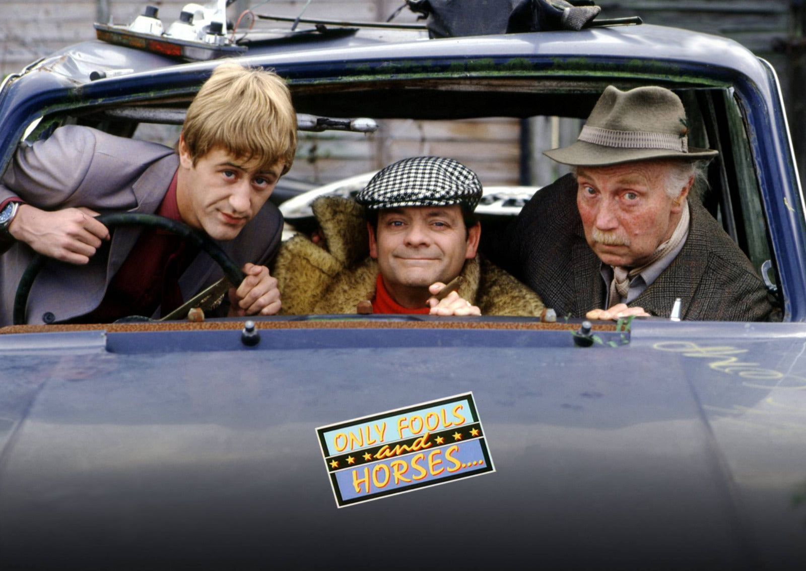 Only Fools and Horses | Del Boy Rodney & Grandad in Van | Classic British Comedy Poster - Movies & TV Poster
