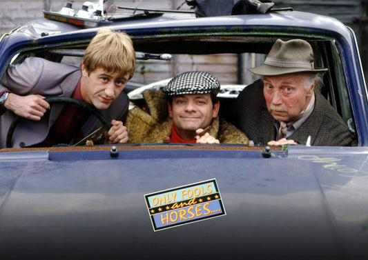 Only Fools and Horses | Del Boy Rodney & Grandad in Van | Classic British Comedy Poster - Movies & TV Poster