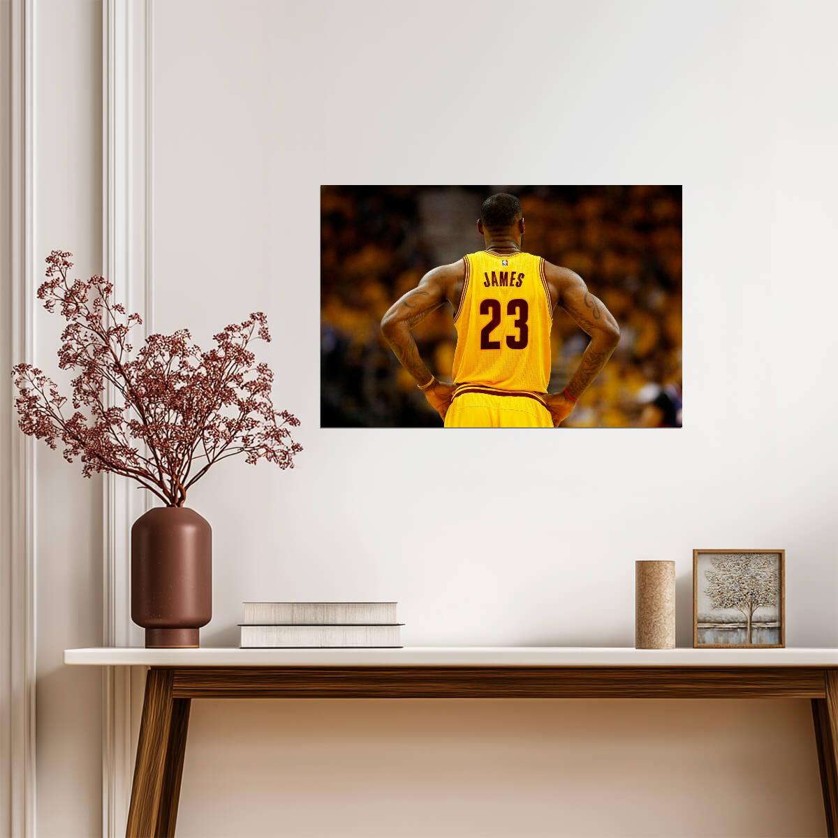 LeBron James Cleveland Cavaliers #23 | Basketball Poster | Sports Legend Wall Art - Sports Poster