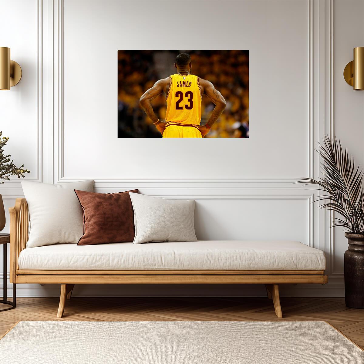 LeBron James Cleveland Cavaliers #23 | Basketball Poster | Sports Legend Wall Art - Sports Poster
