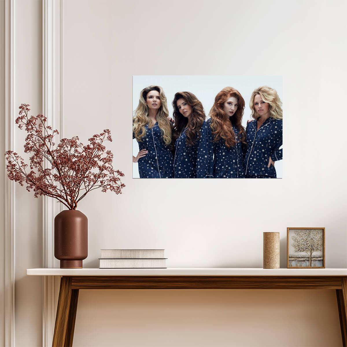 Girls Aloud | Vocal Group | Modern Art Poster - Music Poster