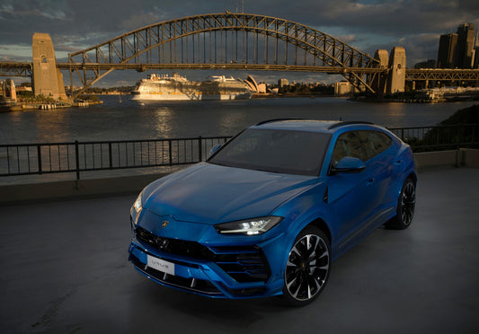 Lamborghini Urus | Blue Luxury SUV Poster | Super SUV in Sydney Australia - Cars Poster