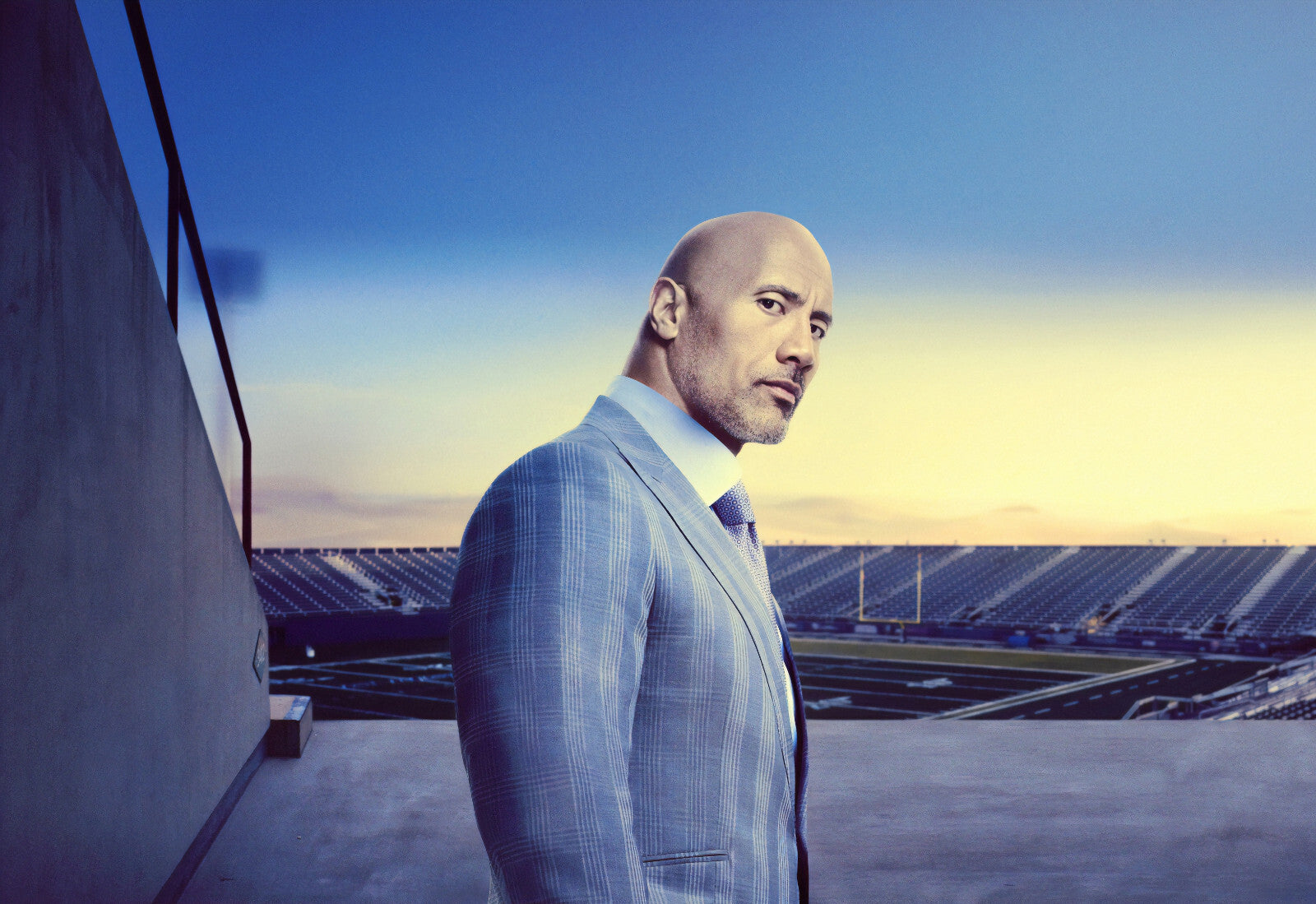 Ballers TV Show | Dwayne Johnson as Spencer Strasmore | HBO Series Poster - Movies & TV Poster