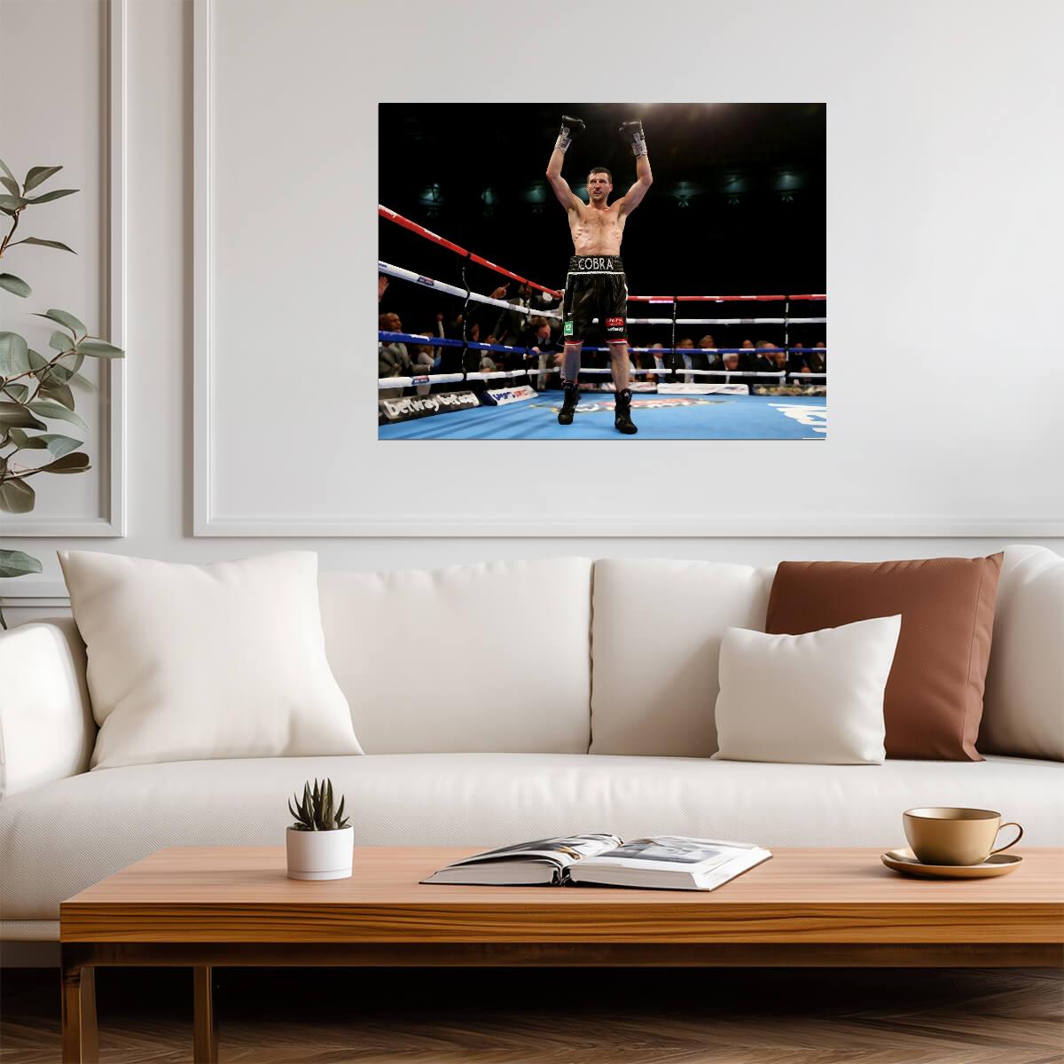 Carl Froch The Cobra | Boxing Poster | British Boxing Legend Art - Sports Poster