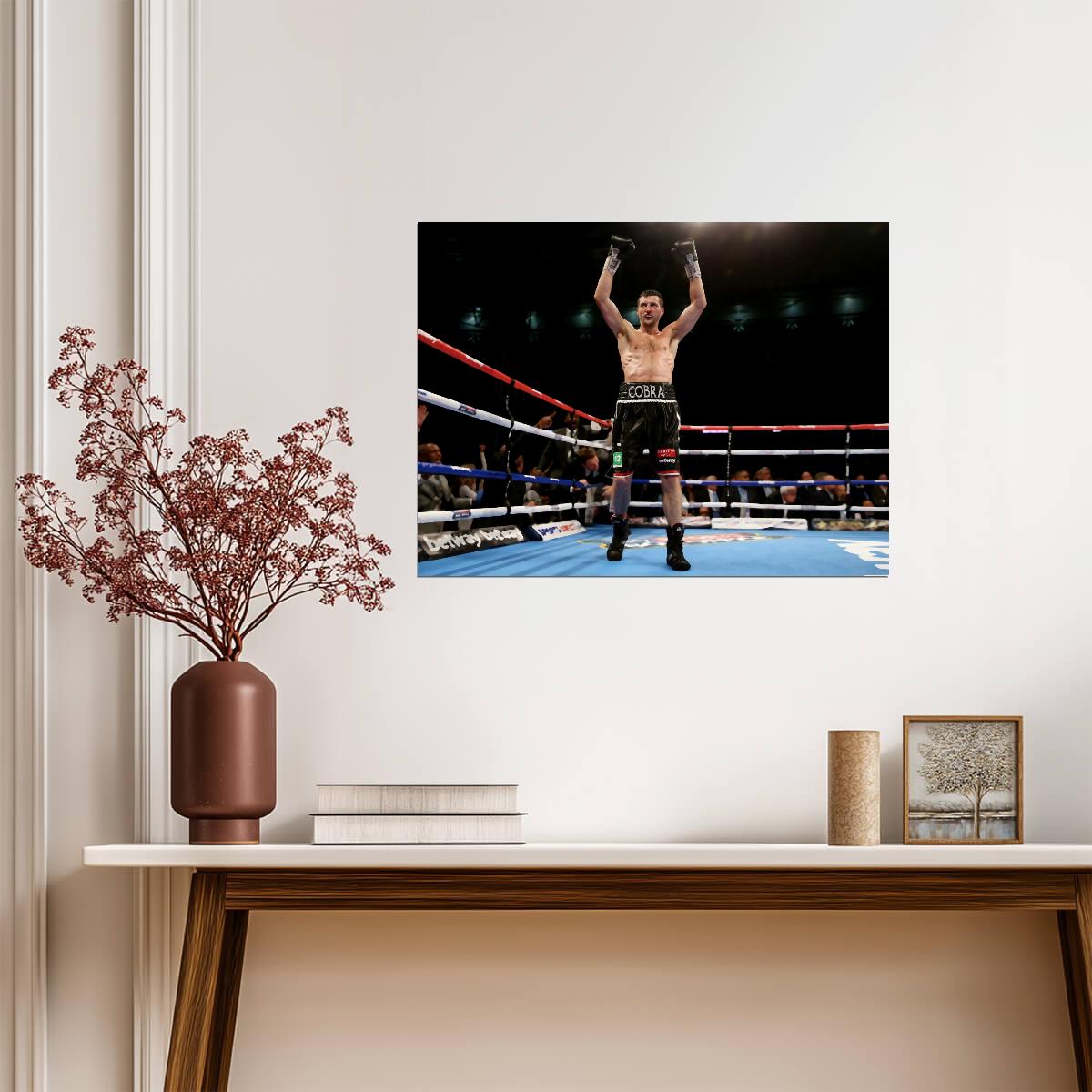Carl Froch The Cobra | Boxing Poster | British Boxing Legend Art - Sports Poster