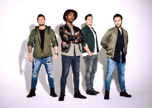 Blue Boy Band | Pop Group Poster | 2000s Music Art - Music Poster