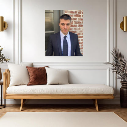 Lex Fridman Poster | Podcaster Wall Art - Celebrities Poster