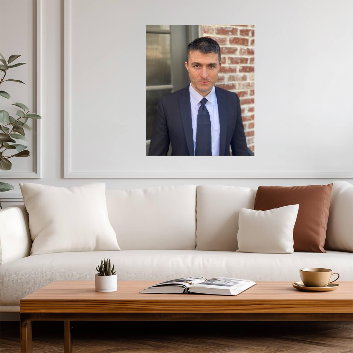Lex Fridman Poster | Podcaster Wall Art - Celebrities Poster