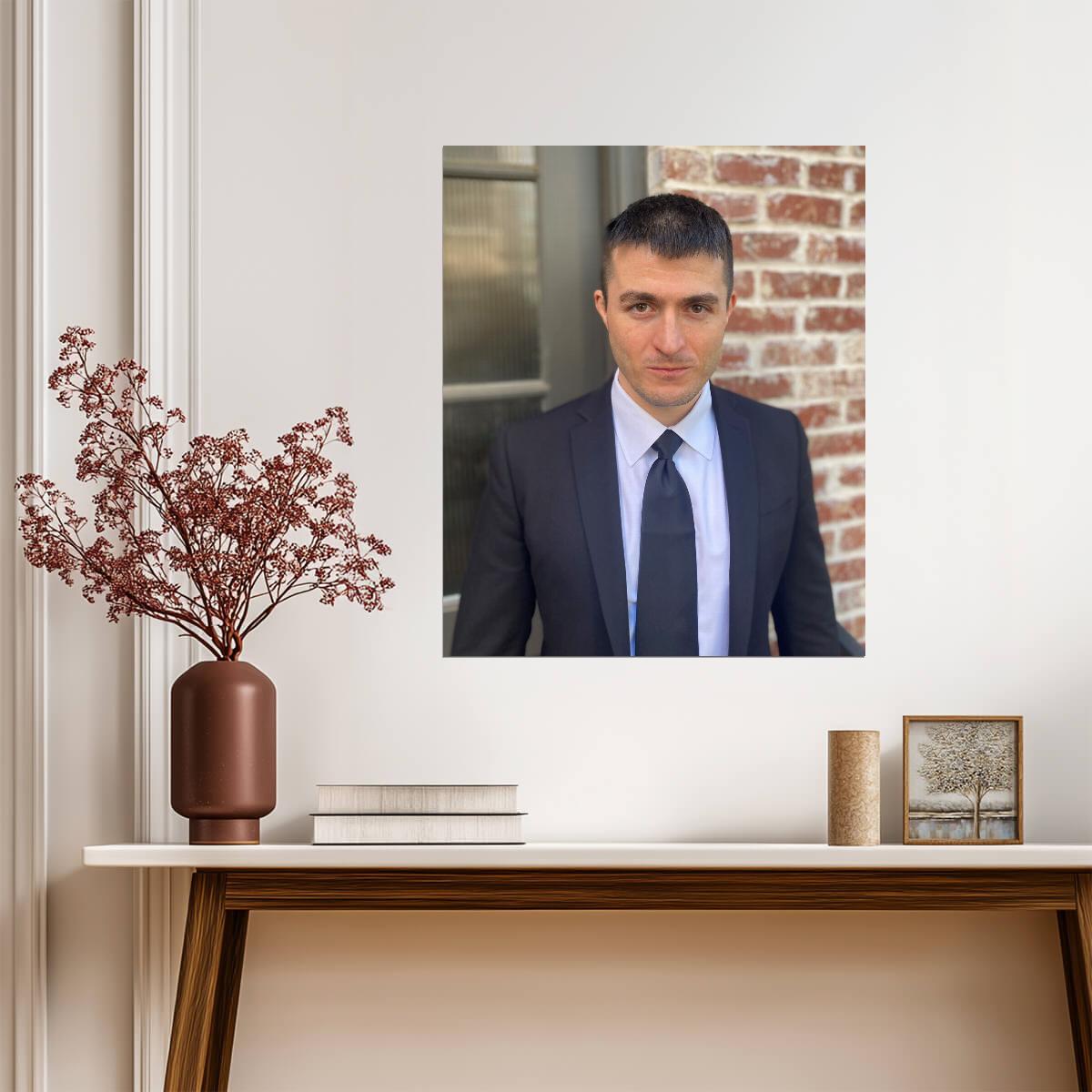 Lex Fridman Poster | Podcaster Wall Art - Celebrities Poster