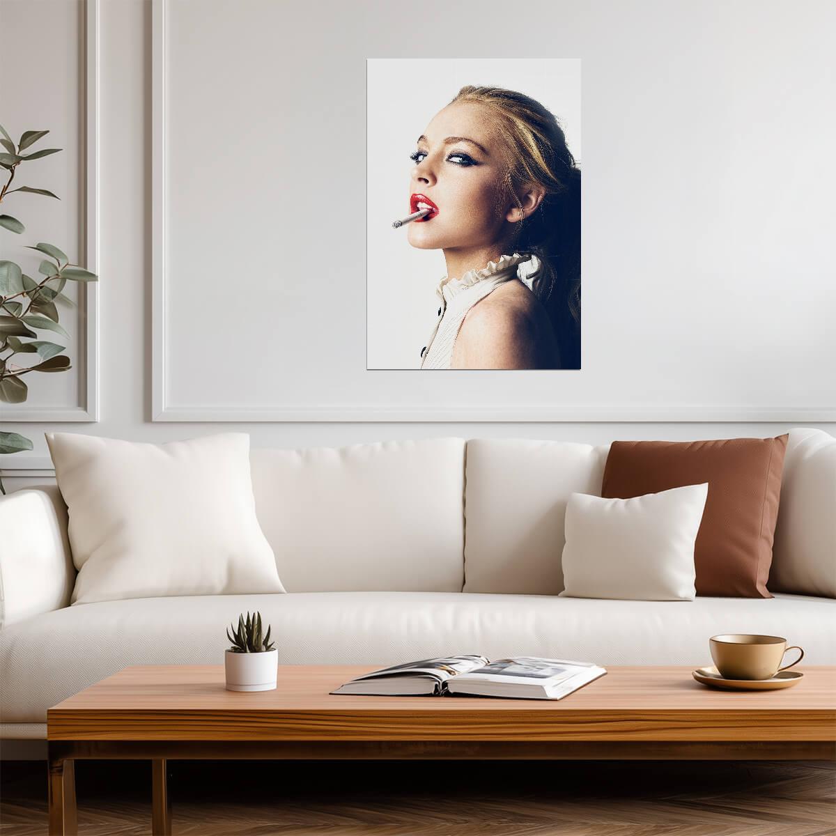 Lindsay Lohan Poster | Actress Wall Art - Celebrities Poster