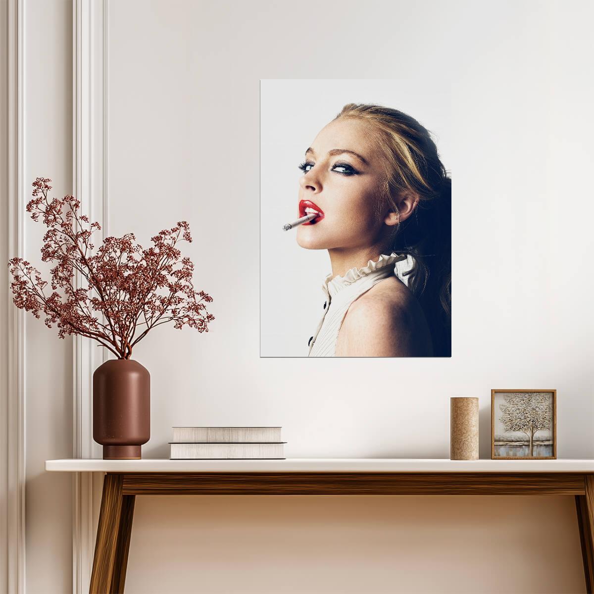 Lindsay Lohan Poster | Actress Wall Art - Celebrities Poster