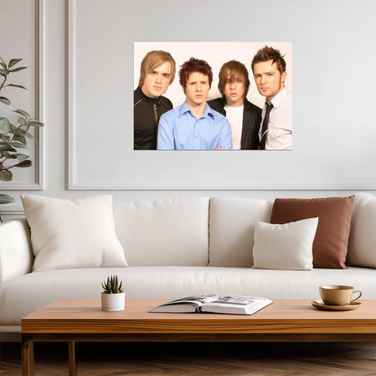 McFly Poster | Pop Rock Band Wall Art - Music Poster
