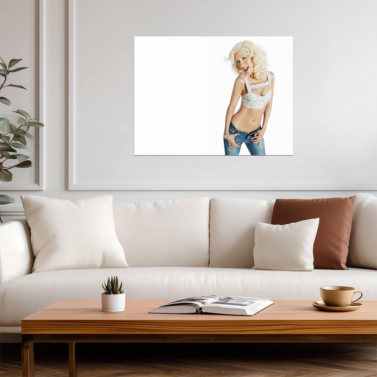 Christina Aguilera Stripped Era | Vintage Y2K Pop Poster | Retro Music Fan Gift - Music Poster
