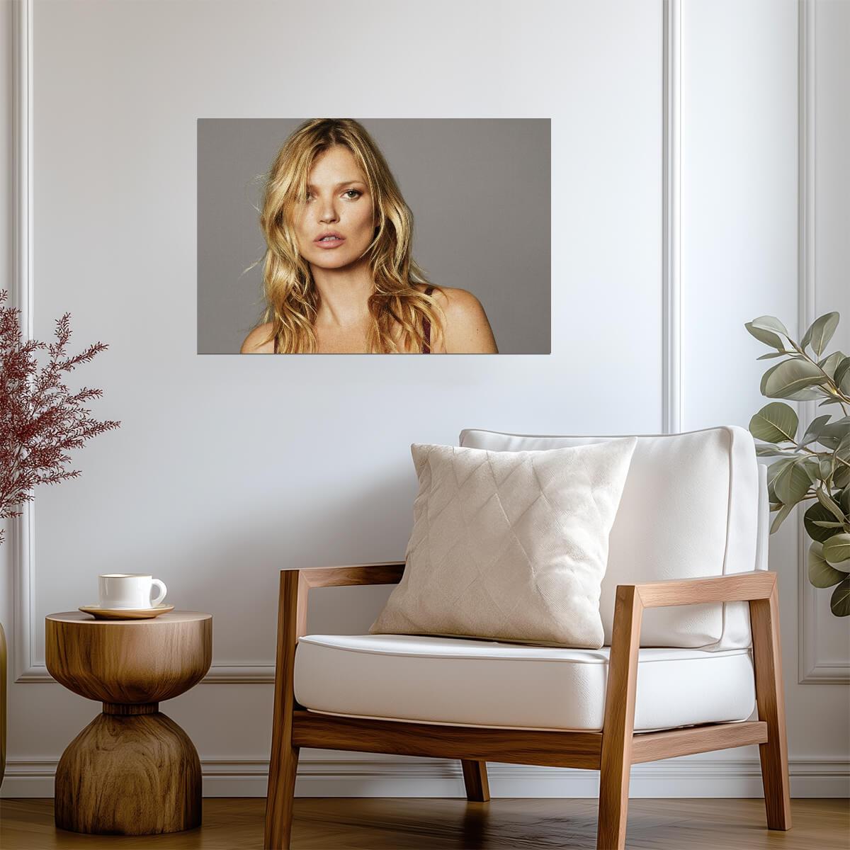 Kate Moss Poster | Fashion Model Wall Art - Celebrities Poster