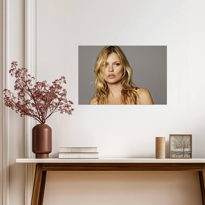 Kate Moss Poster | Fashion Model Wall Art - Celebrities Poster