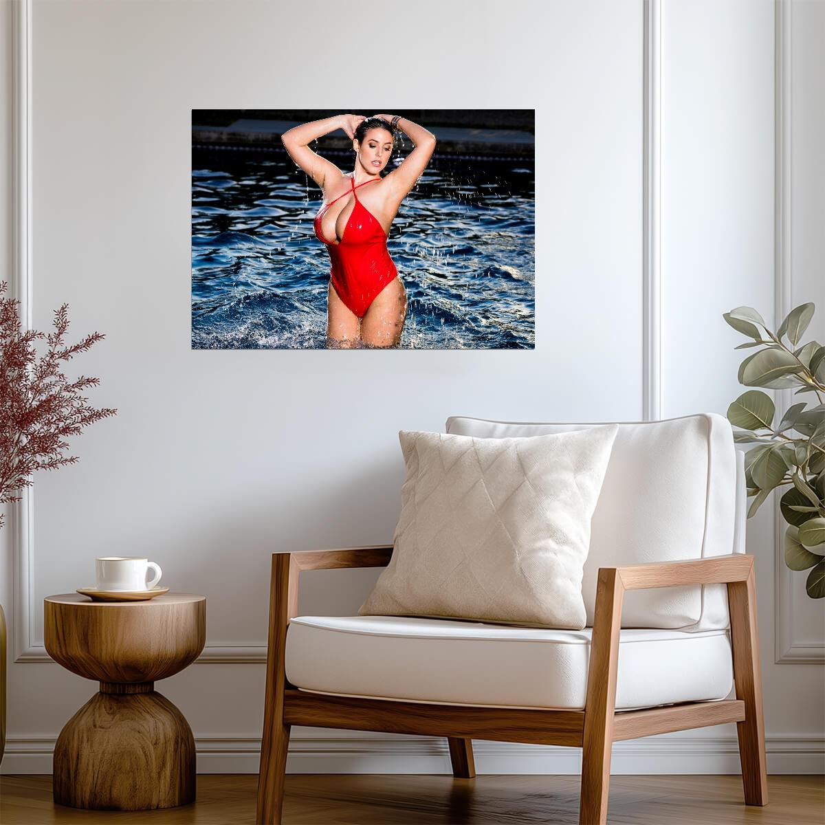 Angela White | Film Actress Print | Sexy Woman Poster - Celebrities Poster