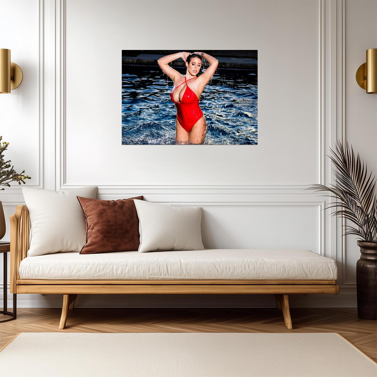 Angela White | Film Actress Print | Sexy Woman Poster - Celebrities Poster