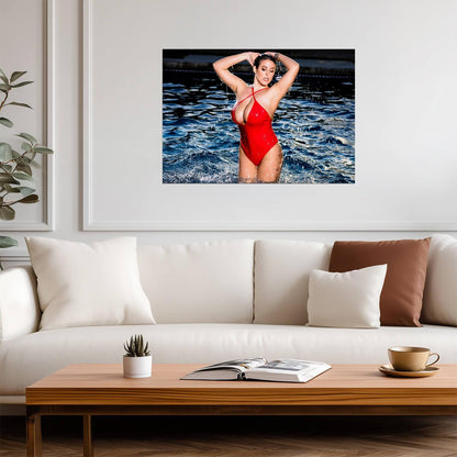 Angela White | Film Actress Print | Sexy Woman Poster - Celebrities Poster