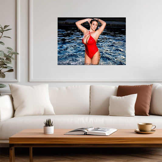 Angela White | Film Actress Print | Sexy Woman Poster - Celebrities Poster