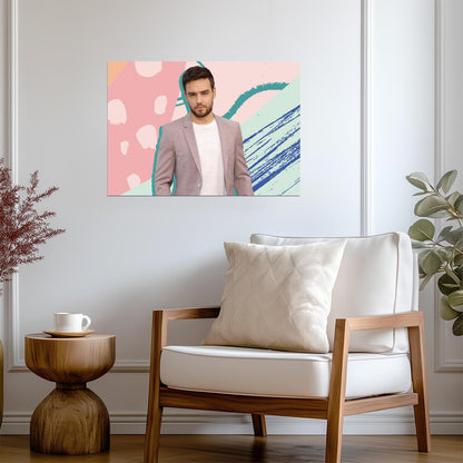 Liam Payne Print | Pop Music Poster - Music Poster