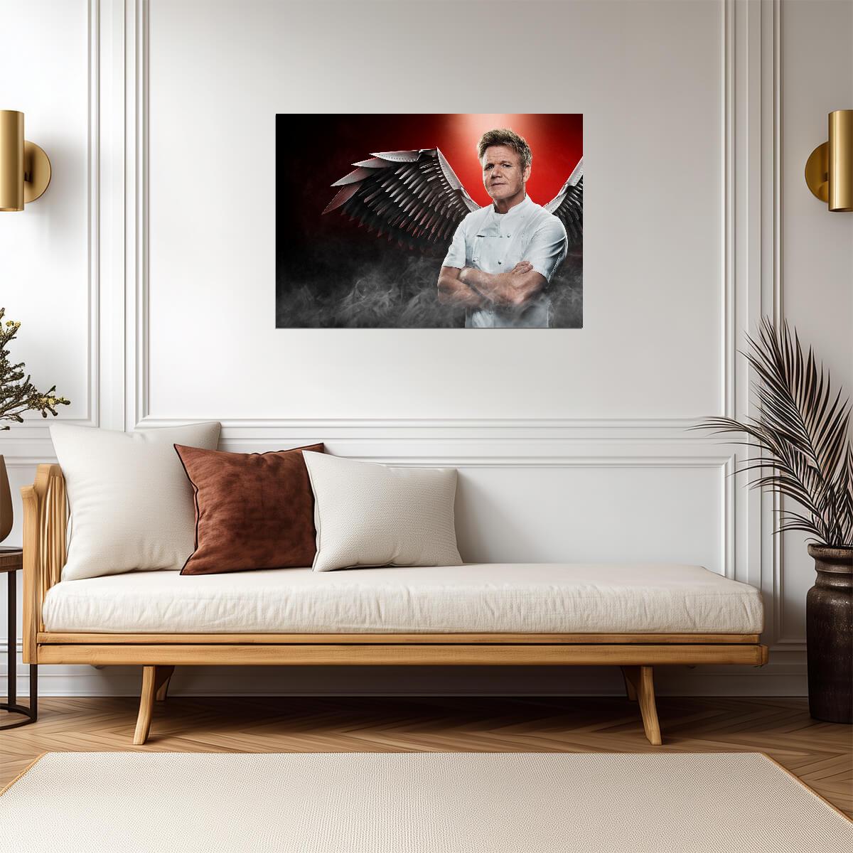 Gordon Ramsay | British Chef | Fan Gift Poster - Celebrities Poster