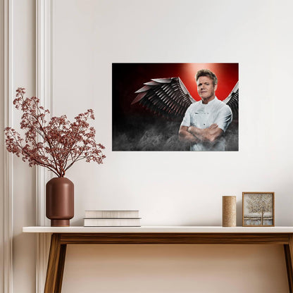 Gordon Ramsay | British Chef | Fan Gift Poster - Celebrities Poster