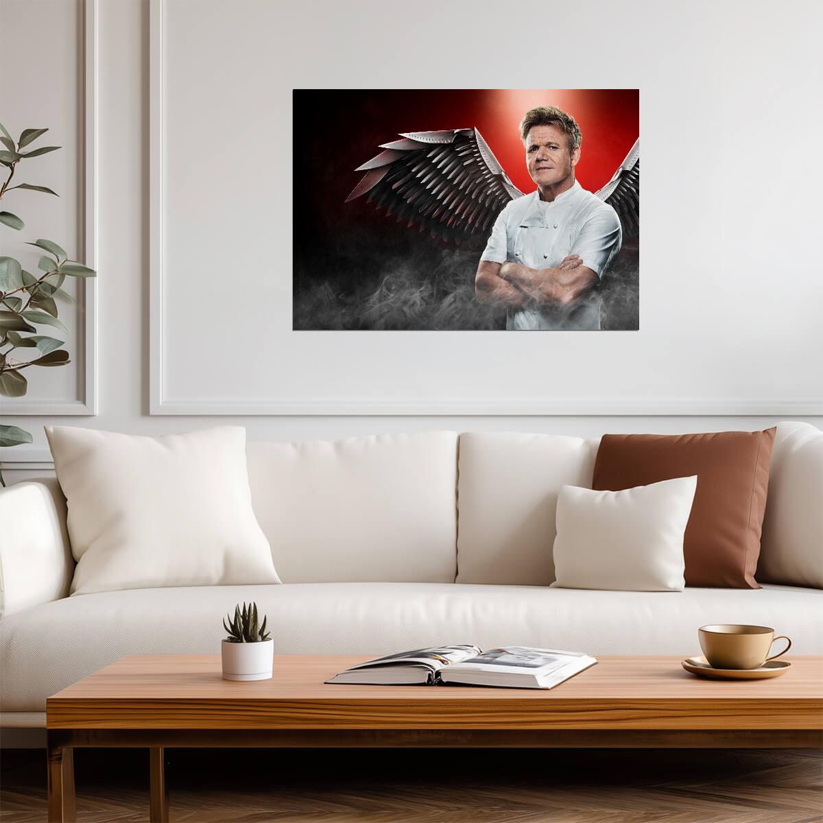 Gordon Ramsay | British Chef | Fan Gift Poster - Celebrities Poster