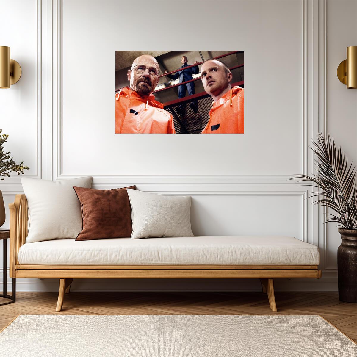 Breaking Bad Walter White Jesse Pinkman & Gus Fring | TV Show Poster | Crime Drama Wall Art - Movies & TV Poster