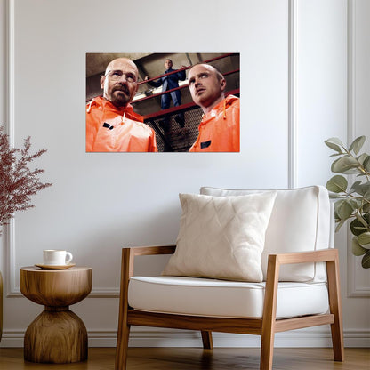 Breaking Bad Walter White Jesse Pinkman & Gus Fring | TV Show Poster | Crime Drama Wall Art - Movies & TV Poster