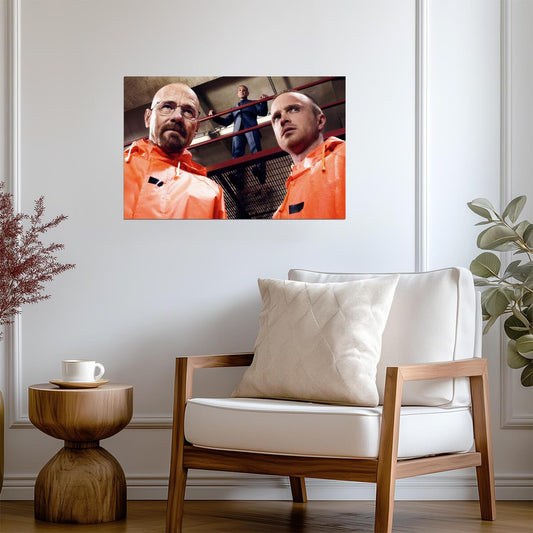Breaking Bad Walter White Jesse Pinkman & Gus Fring | TV Show Poster | Crime Drama Wall Art - Movies & TV Poster