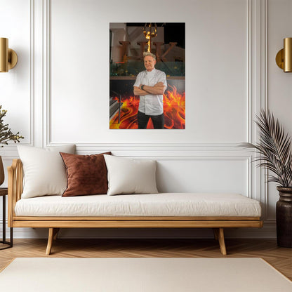Gordon Ramsay | Kitchen Nightmares Star | TV Poster - Celebrities Poster