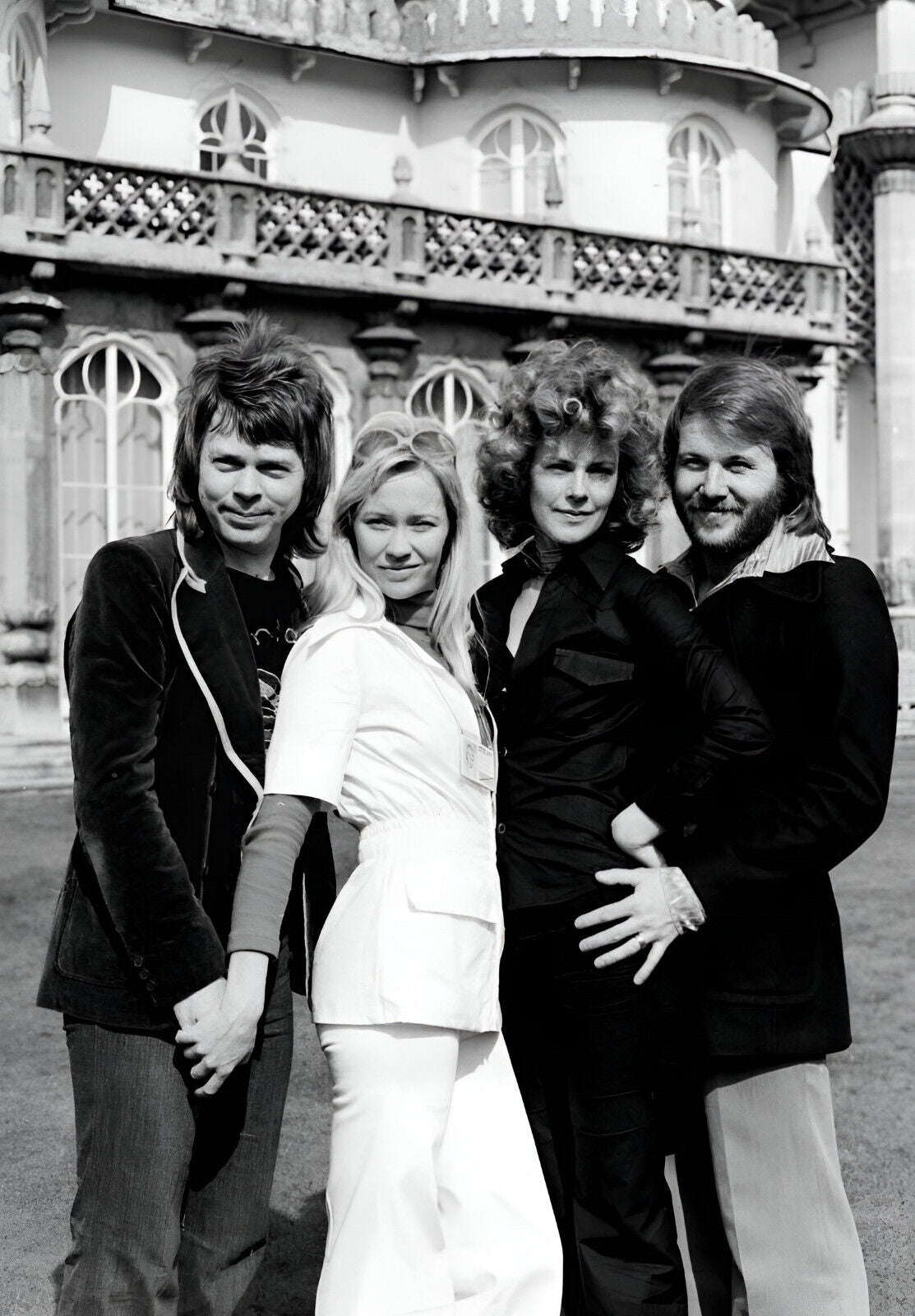 Abba Black and White | Music Poster | 70s Pop Group Photo - Music Poster
