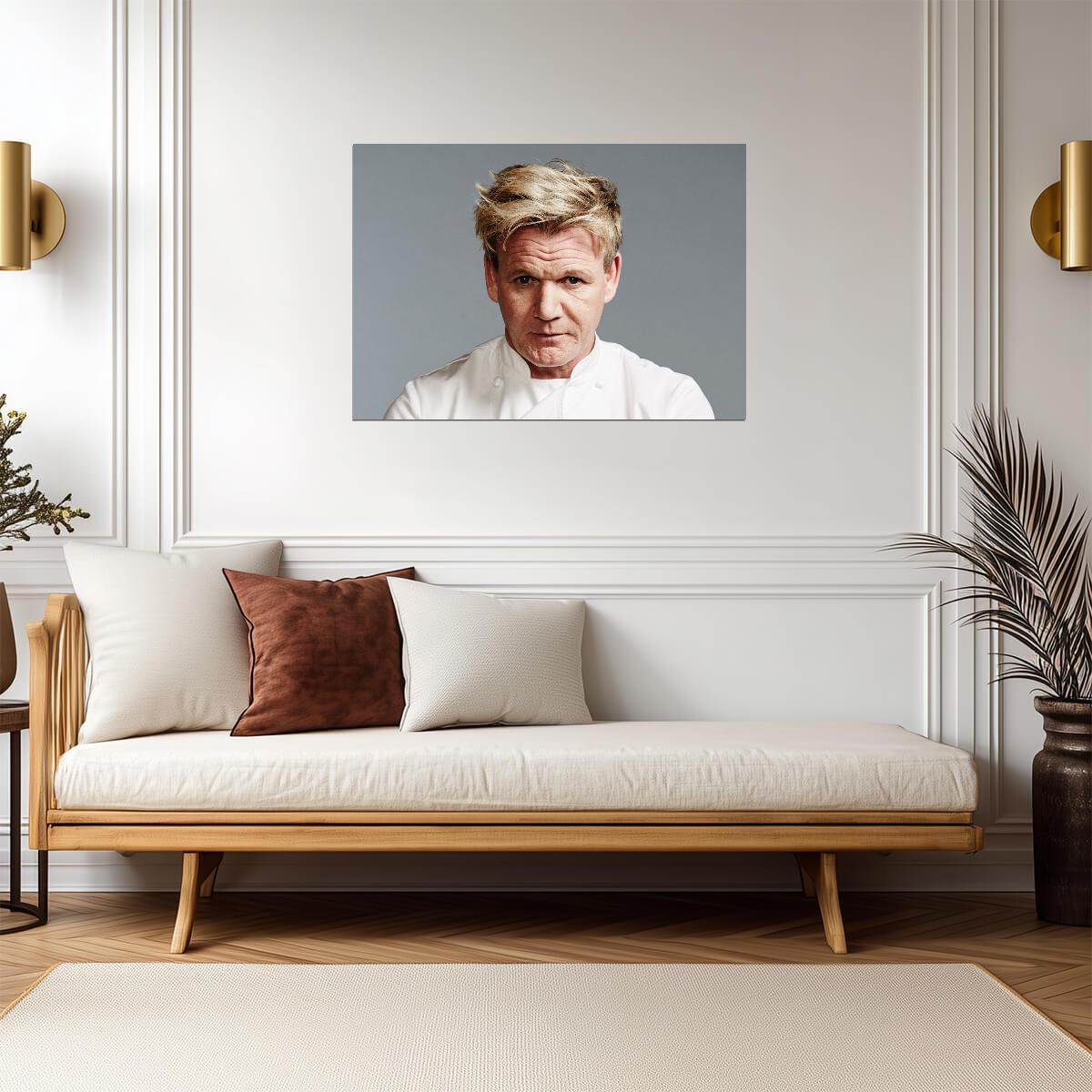 Gordon Ramsay | Chef Portrait | Restaurant Decor Poster - Celebrities Poster