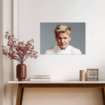 Gordon Ramsay | Chef Portrait | Restaurant Decor Poster - Celebrities Poster
